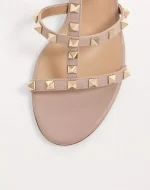 Valentino Rockstud Calfskin Leather Slide Sandal 60 Mm - Image 4